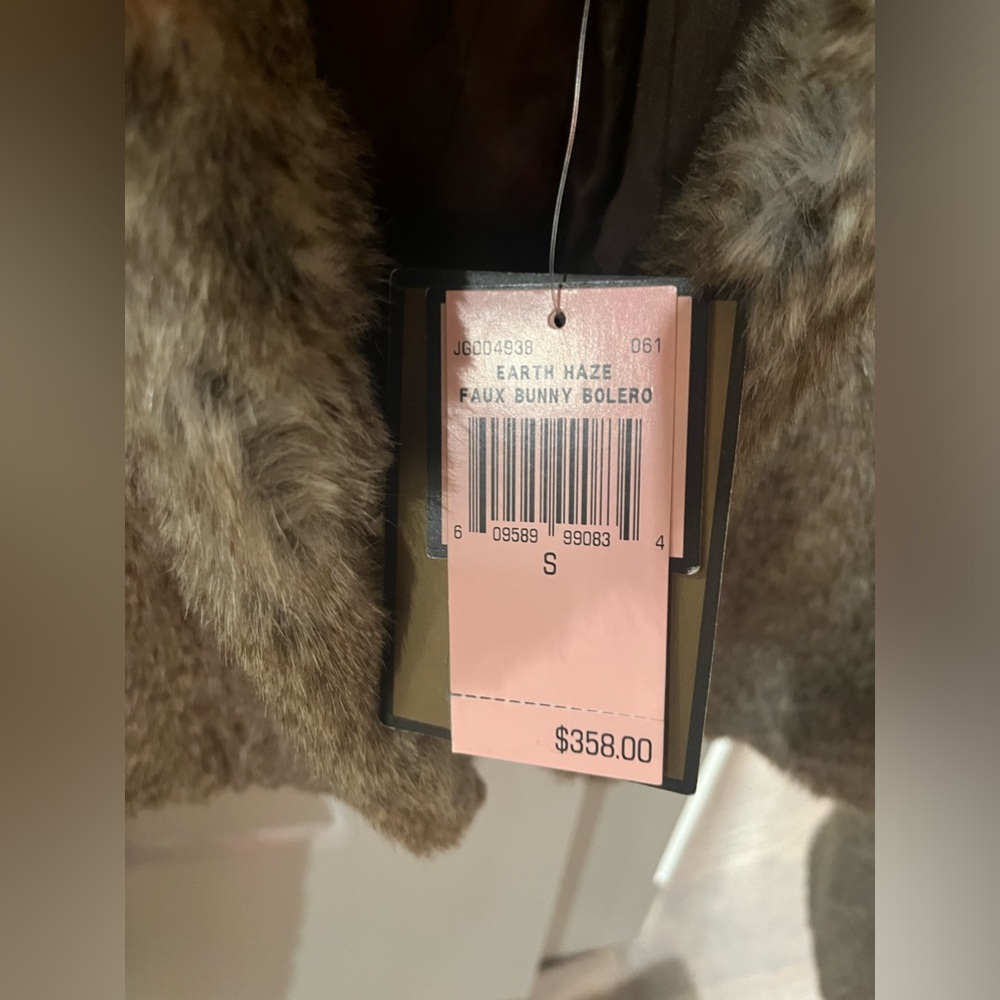 Vintage Juicy Couture Faux Fur bolero jacket - Picture 7 of 10